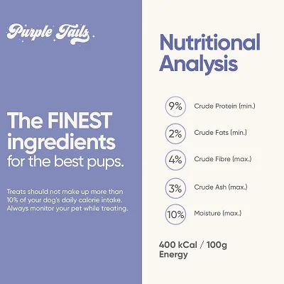 Purple Tails Chicken Liver with Carrots and Peas Dog Treat