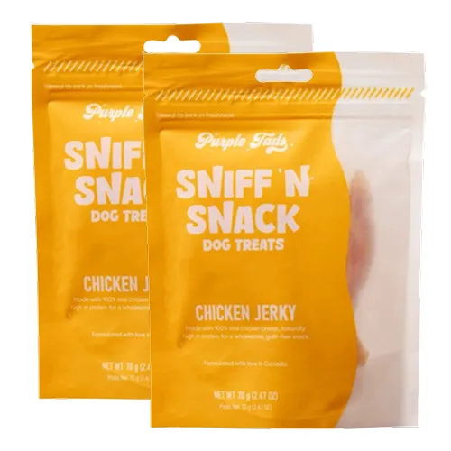Purple Tails Sniff N Snack Chicken Jerky Dog Treat