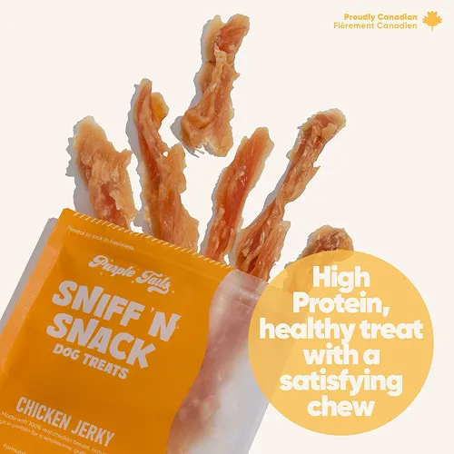 Purple Tails Sniff N Snack Chicken Jerky Dog Treat