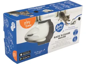 Race `N Chase Mouse 17X7X4Cm White Pets Qatar