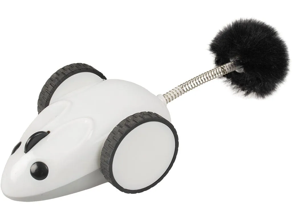 Race `N Chase Mouse 17X7X4Cm White Pets Qatar