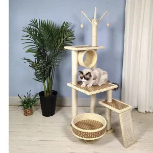 Rattan Seat 65X40X140Cm Pets Qatar