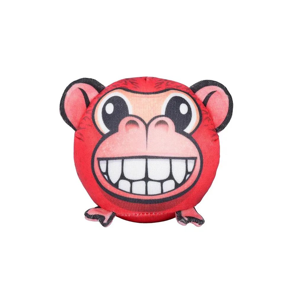 Red Dingo Durables Monkey Ball Toy For Dogs (Red)