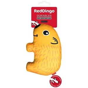 Red Dingo Durables Wombat Fetch Toy For Dogs (Yellow)