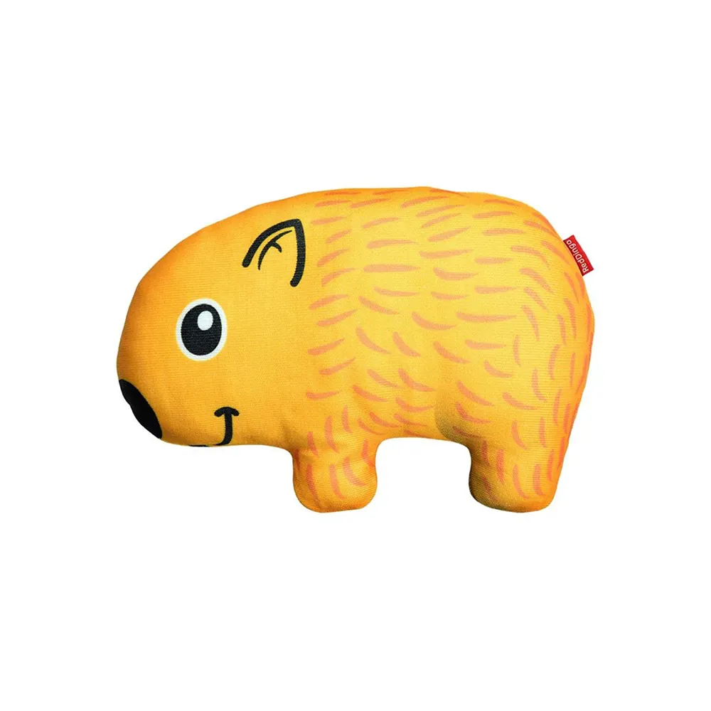 Red Dingo Durables Wombat Fetch Toy For Dogs (Yellow)