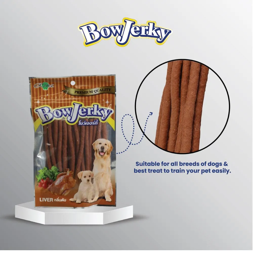 Rena BowJerky Liver Sticks Dog Treats
