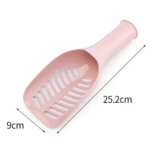 Rough Handle Cat Litter Scoop With Box 25*9.5Cm Pets Qatar