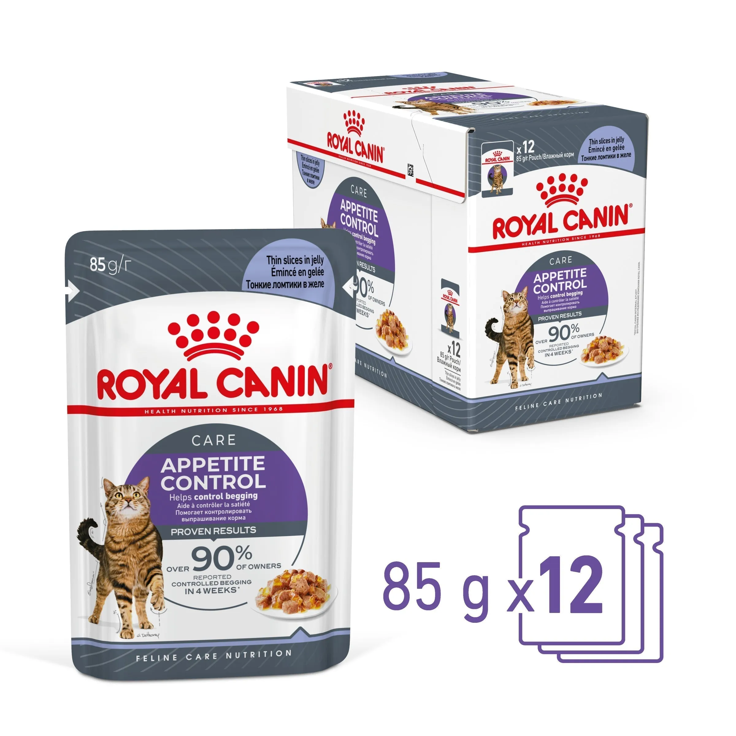 Royal Canin Appetite Control with Jelly Wet Food Pouch 85g x12 ( _ )