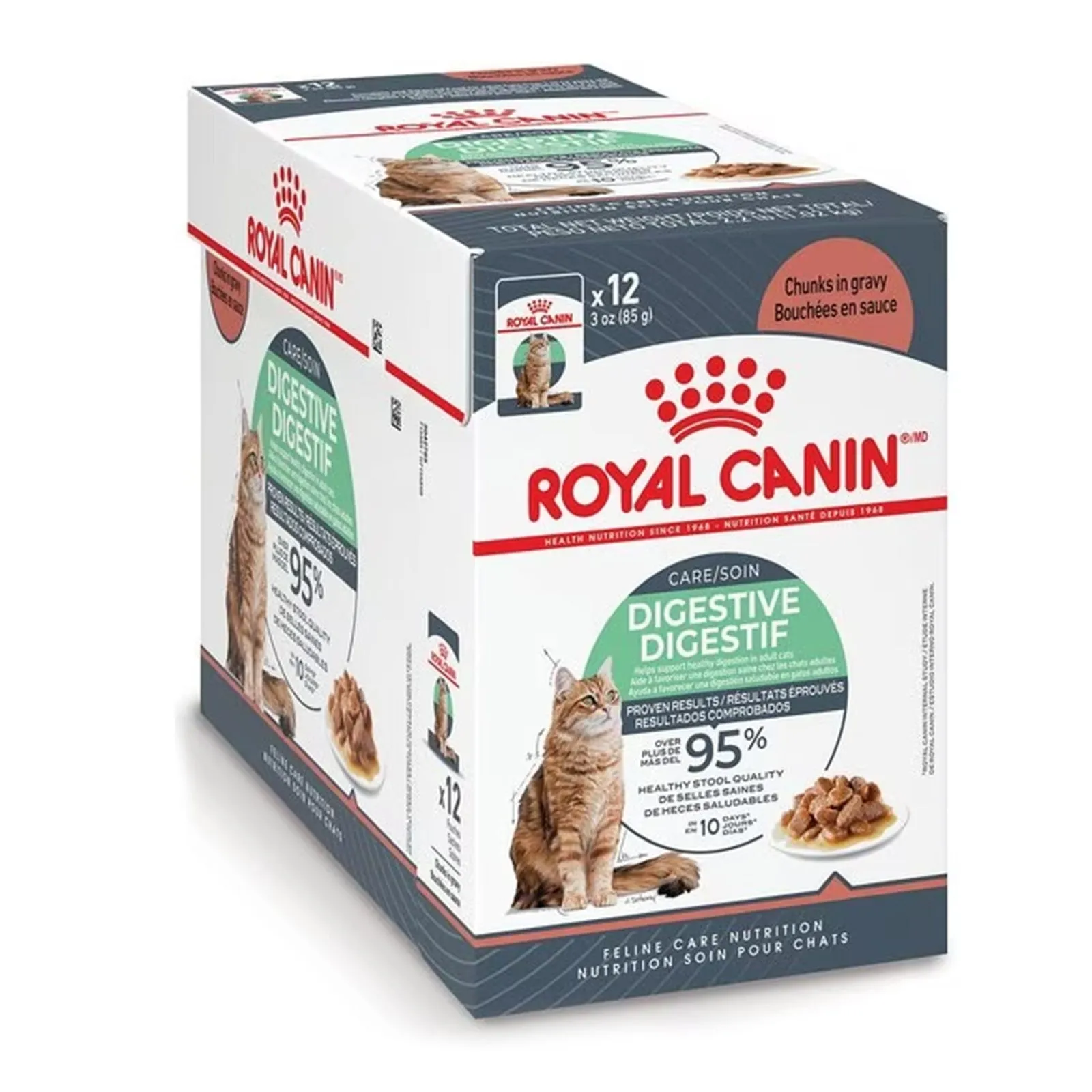 Royal Canin Cat Digestive Care Adult Gravy Pouches 85g x 12 ( _ )