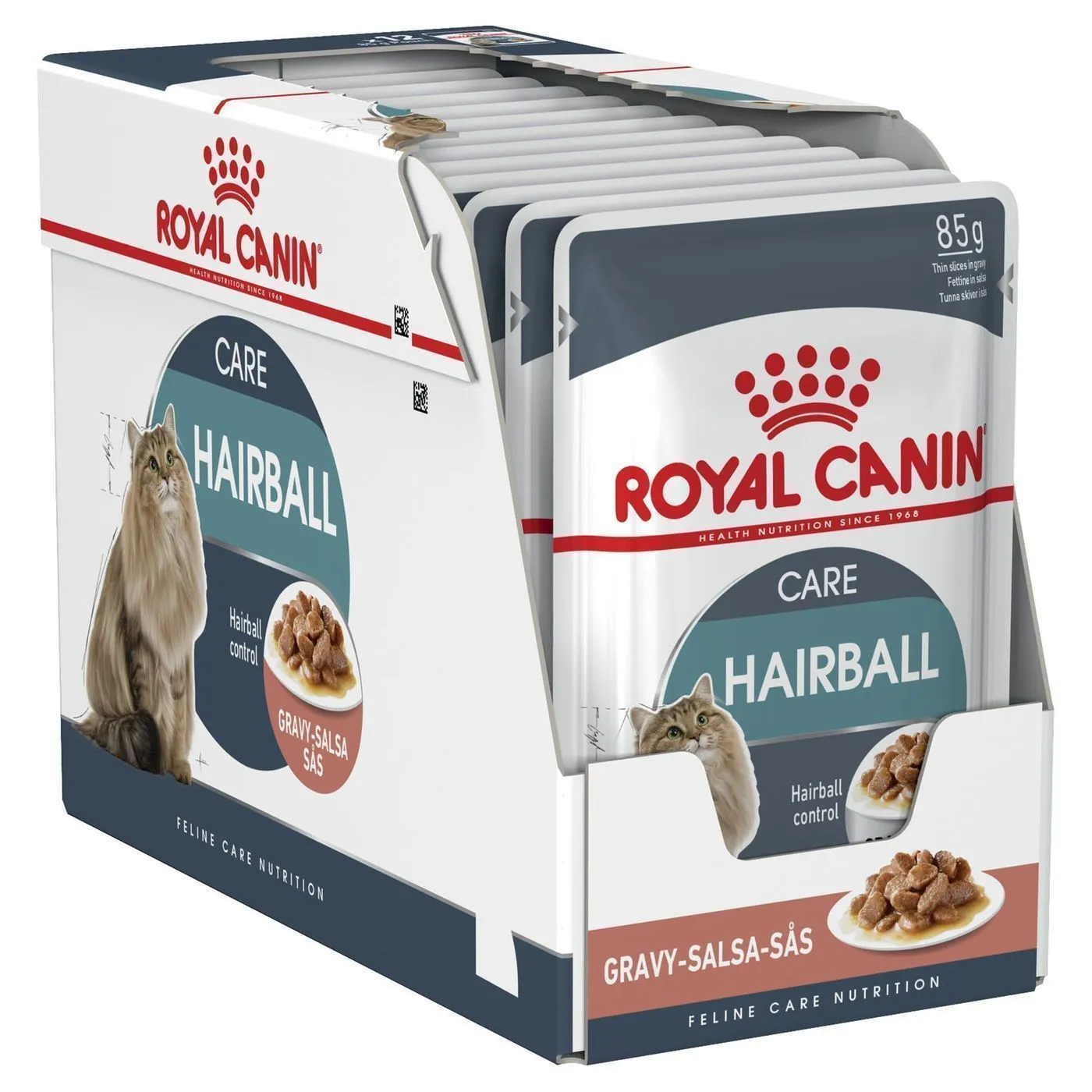 Royal Canin Cat Hairball Care Adult Wet Food Gravy 85g x 12 ( _ )