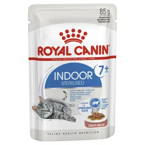 Royal Canin Cat Indoor 7  with Gravy Wet Food Pouch 85g