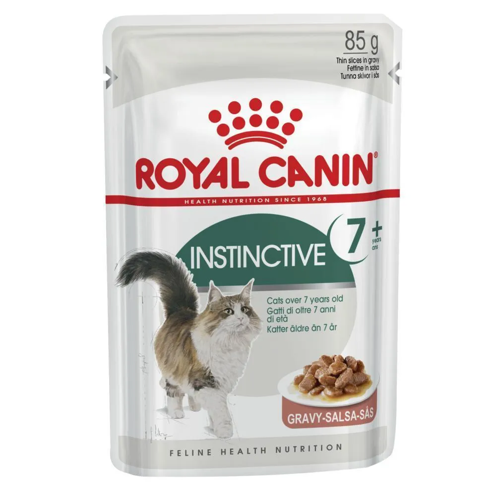 Royal Canin Cat Instinctive 7  with Gravy Wet Food Pouches 85g