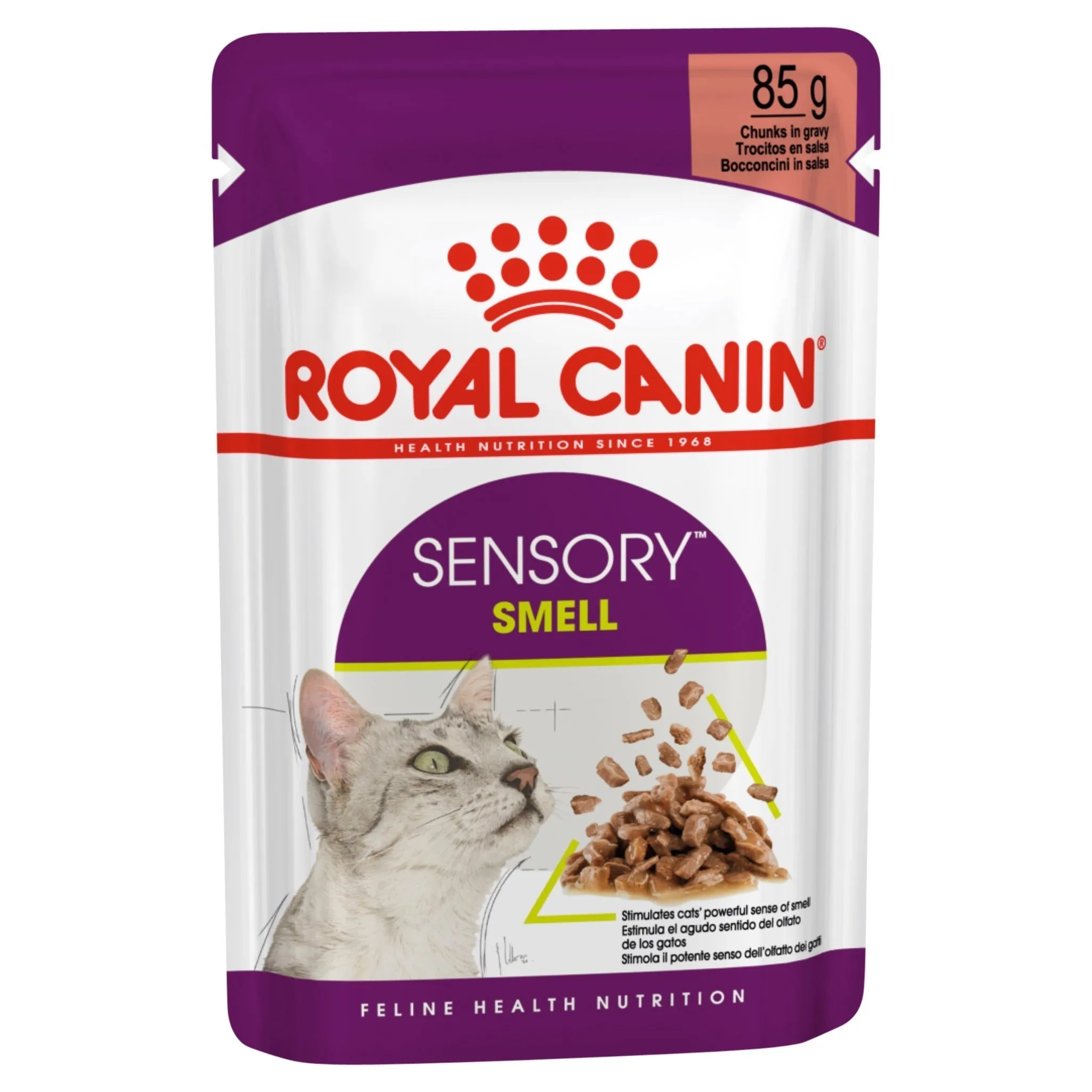 Royal Canin Cat Sensory Smell Gravy Adult Wet Food Pouches 85g x 12