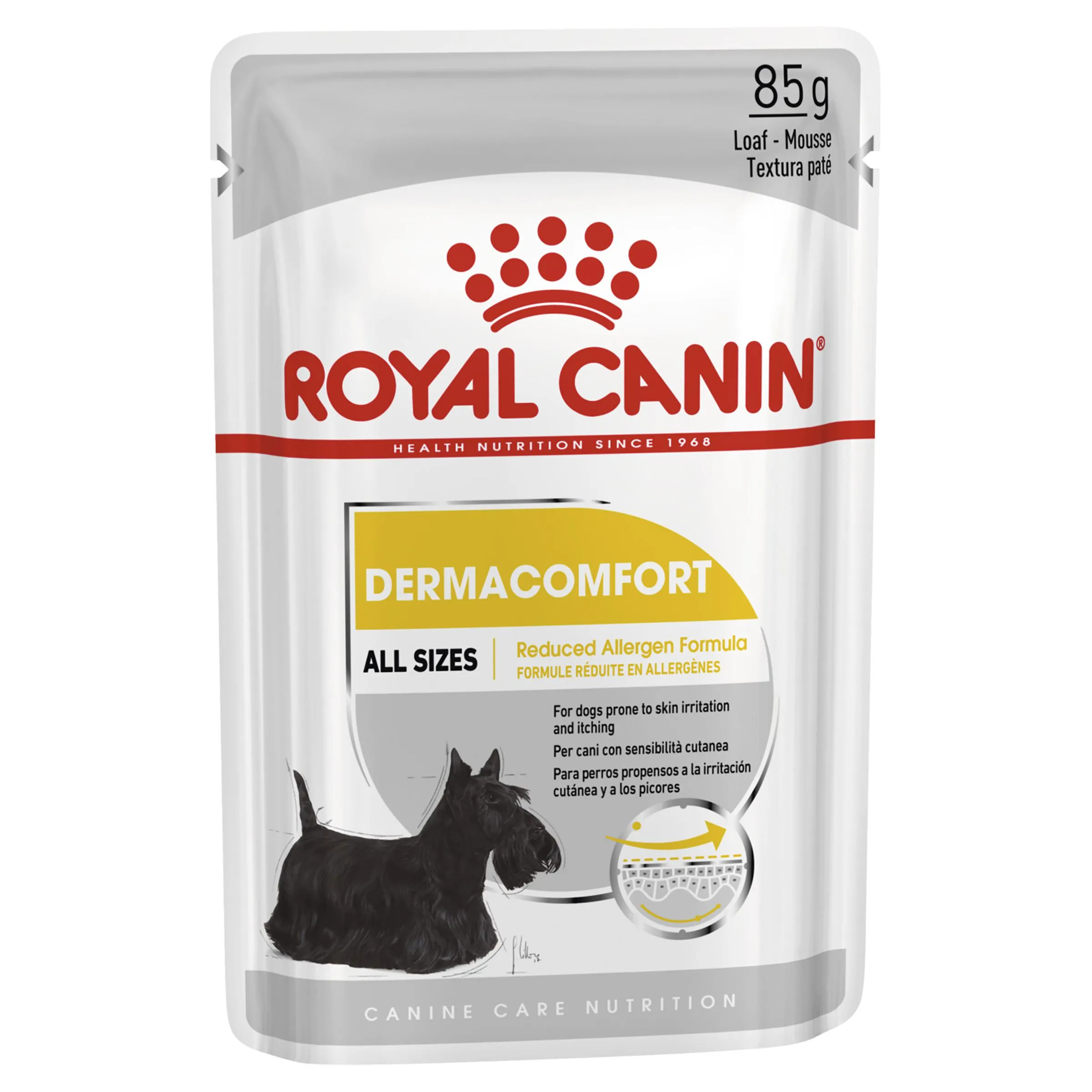 Royal Canin Dog Dermacomfort Loaf Wet Food Pouch 85g ( _ )
