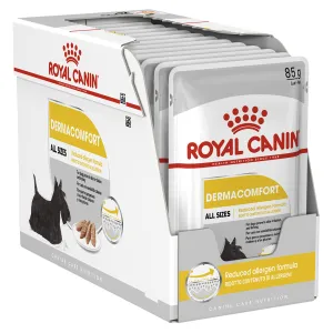 Royal Canin Dog Dermacomfort Loaf Wet Food Pouch 85g x12 ( _ )