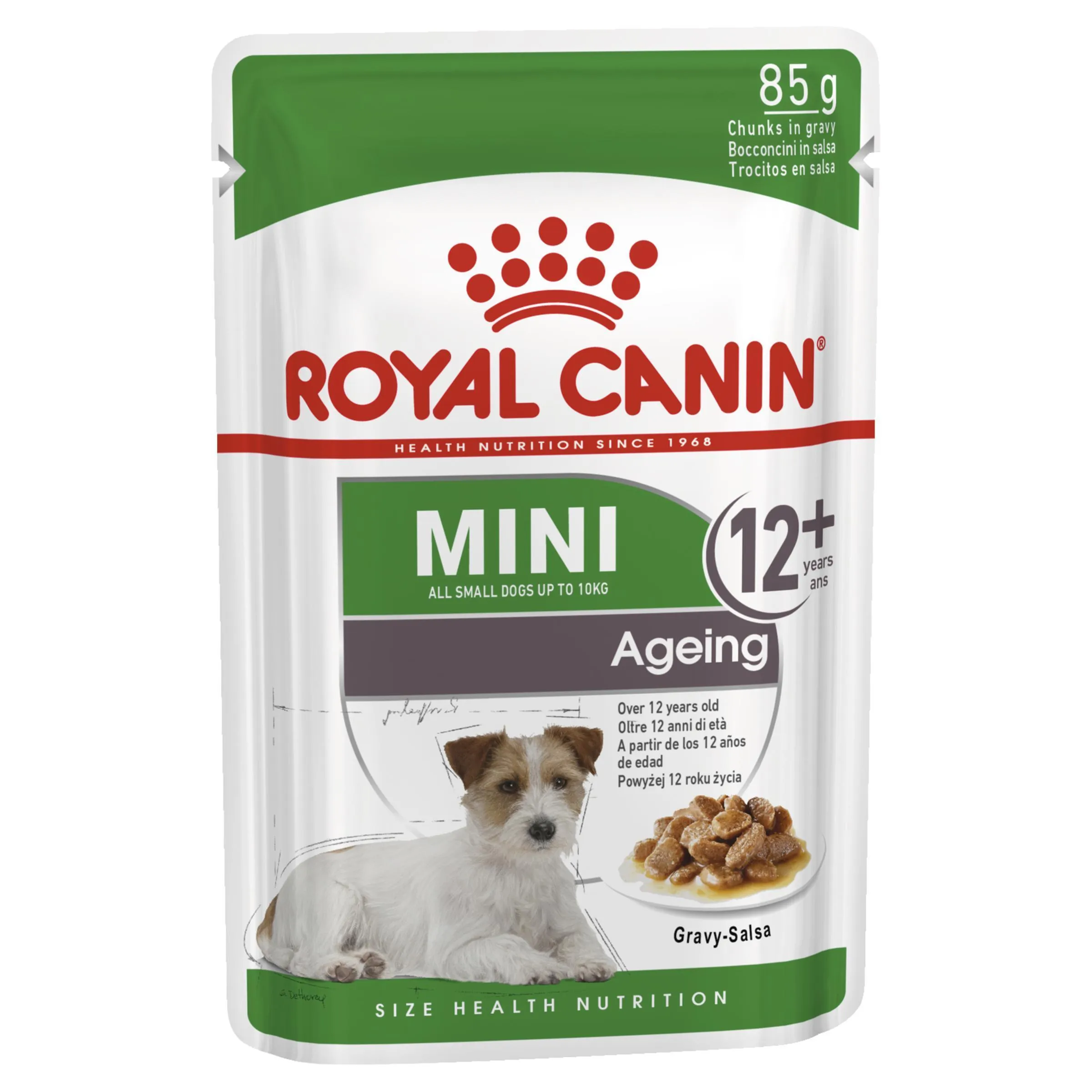 Royal Canin Dog Mini Ageing 12  Wet Food Pouch 85g