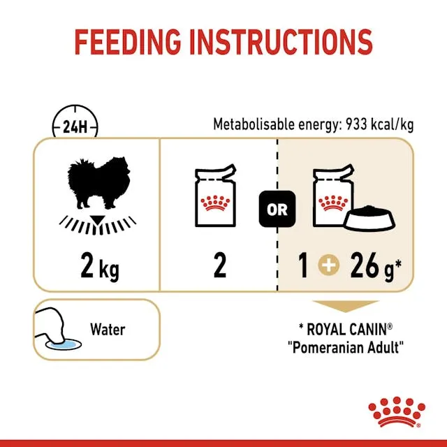 Royal Canin Dog Pomeranian Adult Wet Food Pouch 85g