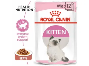 Royal Canin Feline Health Nutrition Kitten Gravy (WET FOOD-Pounches) 85G Pets Qatar