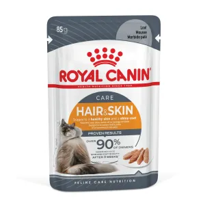 Royal Canin Hair and Skin Care Loaf Wet Food Pouch 85g ( _ )