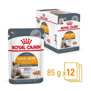 Royal Canin Hair and Skin Care Loaf Wet Food Pouch 85g x12 ( _ )