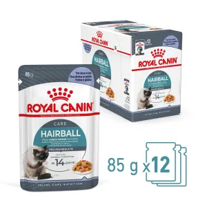 Royal Canin Hairball Care Jelly Wet Food Pouch 85g x12 ( _ )
