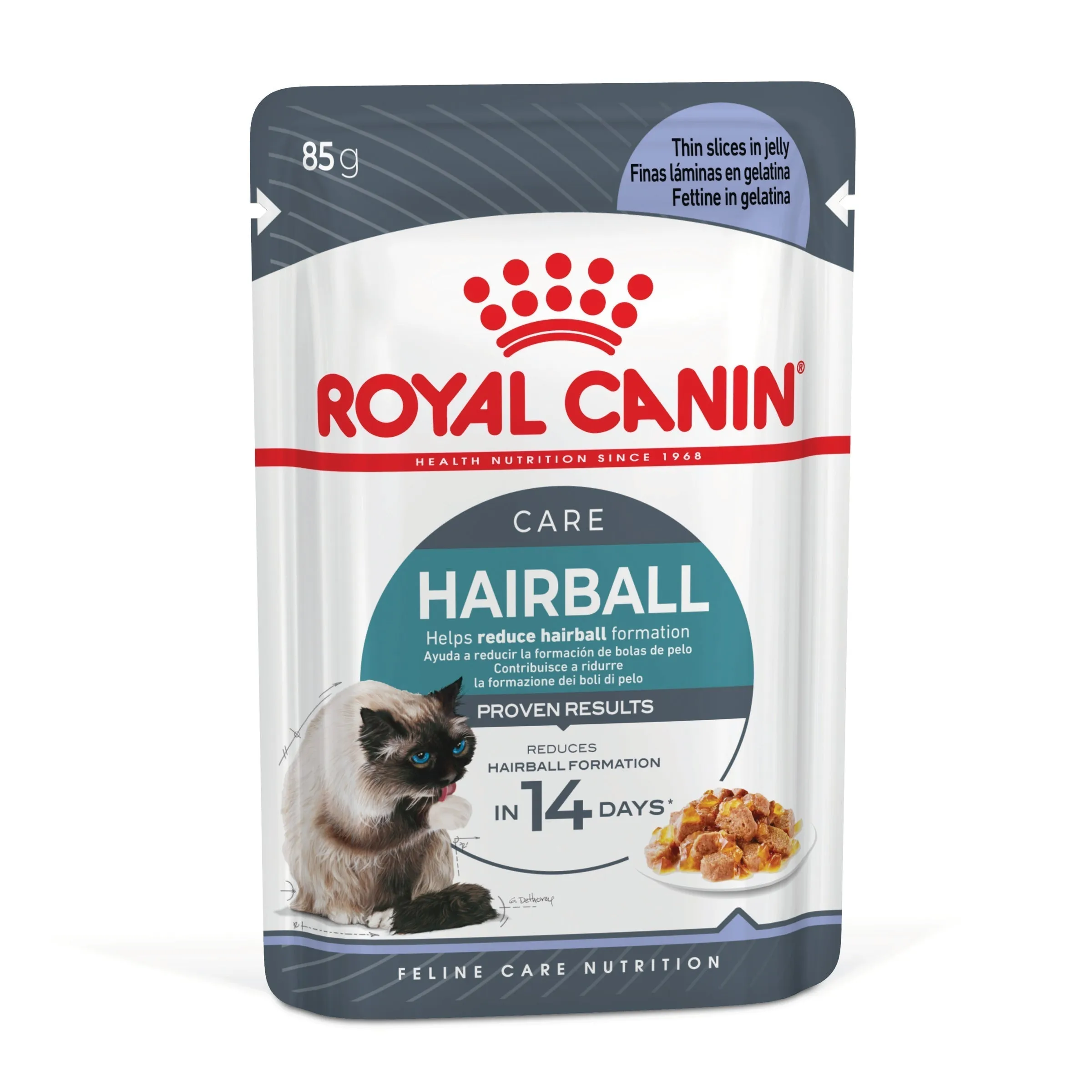 Royal Canin Hairball Care Jelly Wet Food Pouch 85g x12 ( _ )