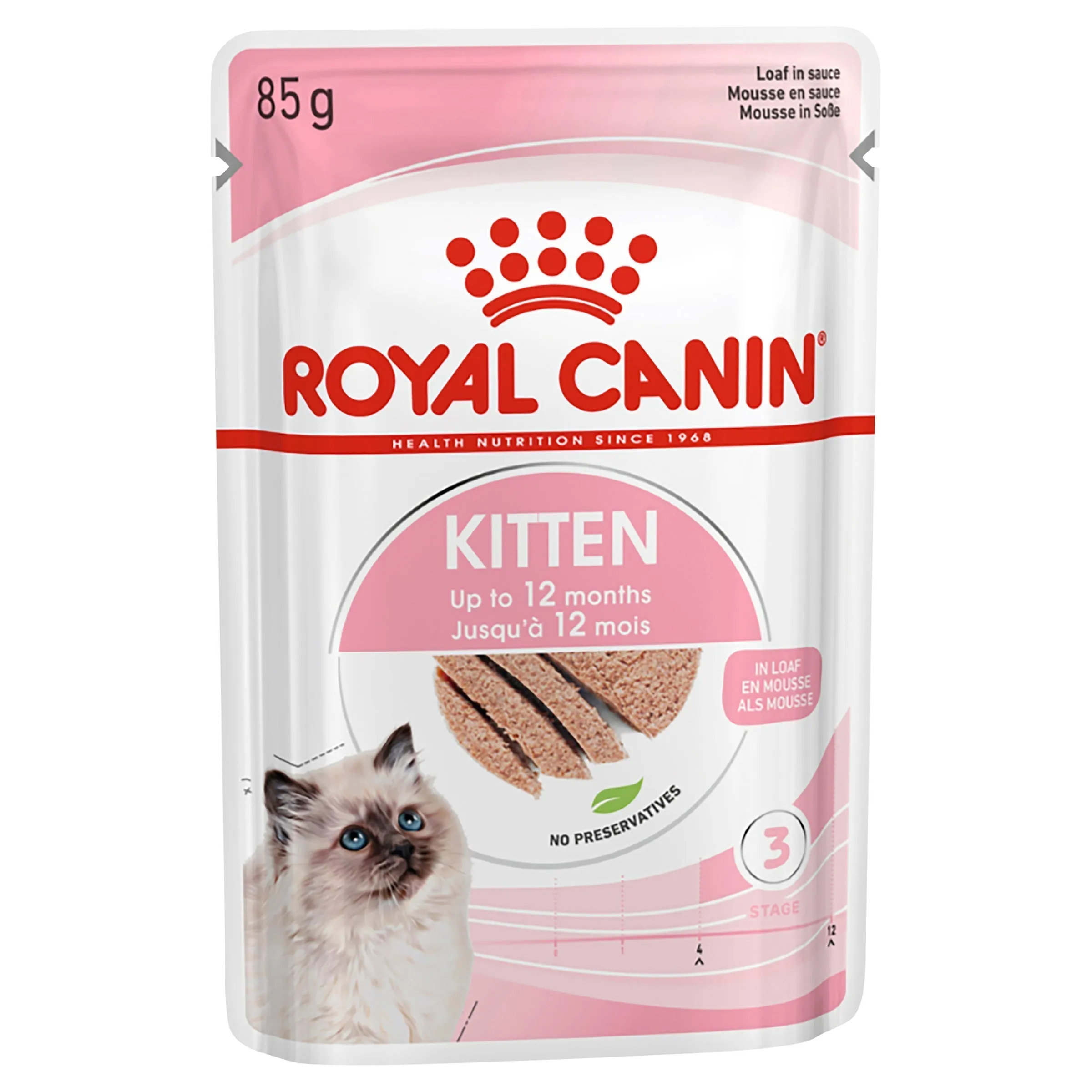Royal Canin Kitten with Loaf Wet Food Pouch 85g