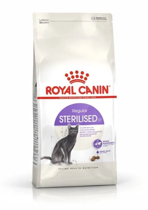 Royal Canin Sterilised 37 and Sterilised Gravy Adult Cat Wet Food Combo