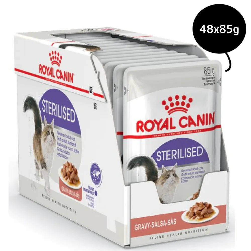 Royal Canin Sterilised Gravy Adult Cat Wet Food