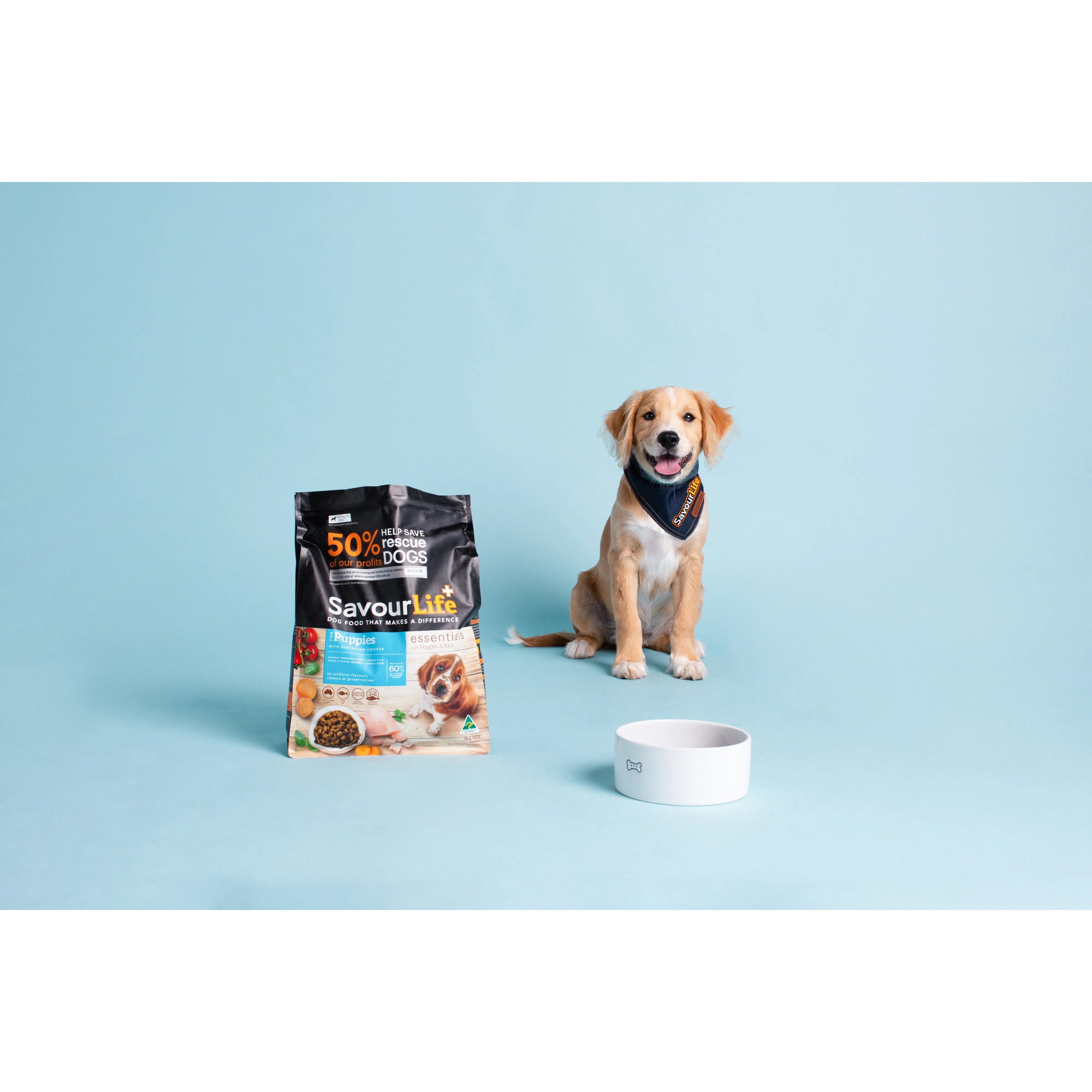 Savourlife Essentials Dry Puppy Food Chicken with Veggies & Rice 3kg