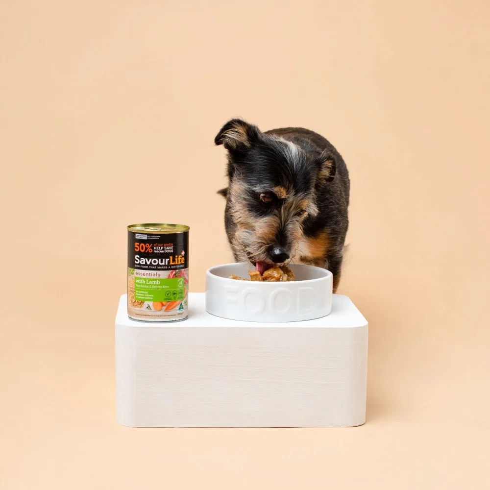 Savourlife Essentials Lamb with Vegetables & Rice Adult Dog Wet Food 400g X12