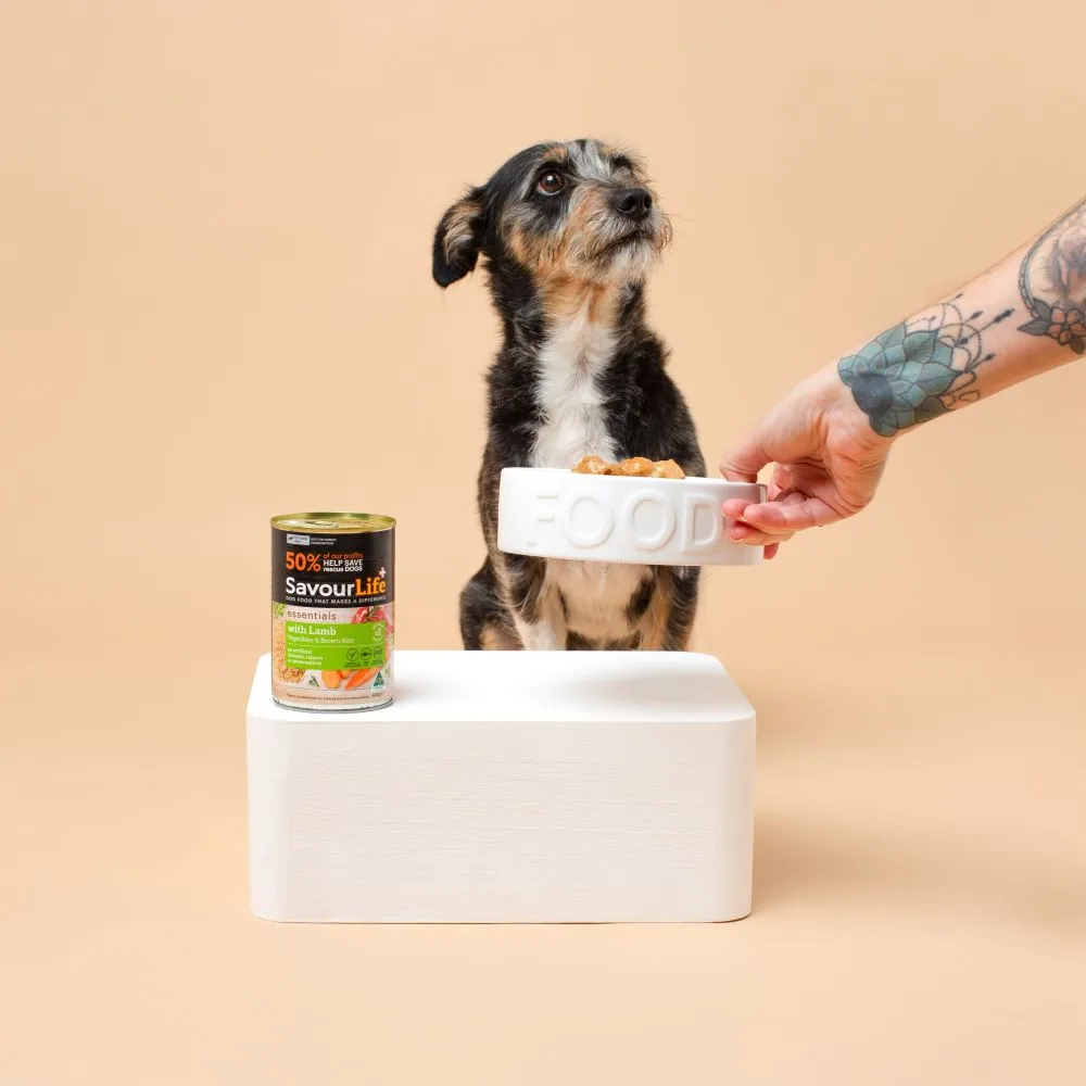 Savourlife Essentials Lamb with Vegetables & Rice Adult Dog Wet Food 400g X12