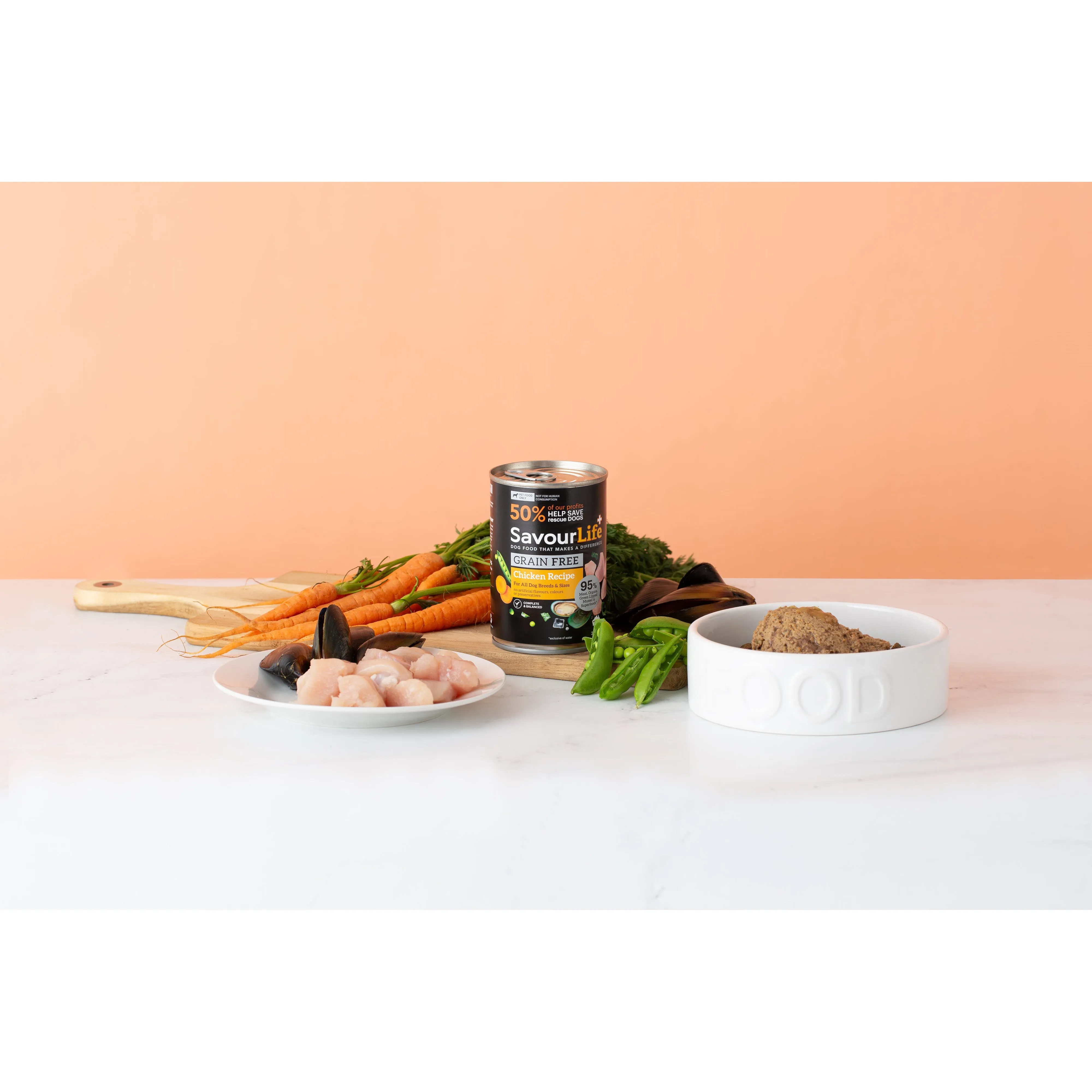 Savourlife Grain Free Chicken Adult Dog Wet Food 375g