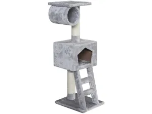 Scratching Tree Classic Cat Tree Abigail 36X30X109Cm Grey Pets Qatar