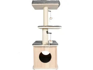 Scratching Tree Comfort Oslo 48X38X109Cm Grey Pets Qatar