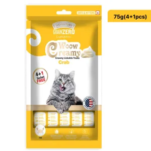 Signature Grain Zero Crab Lickable Creamy Cat Treats