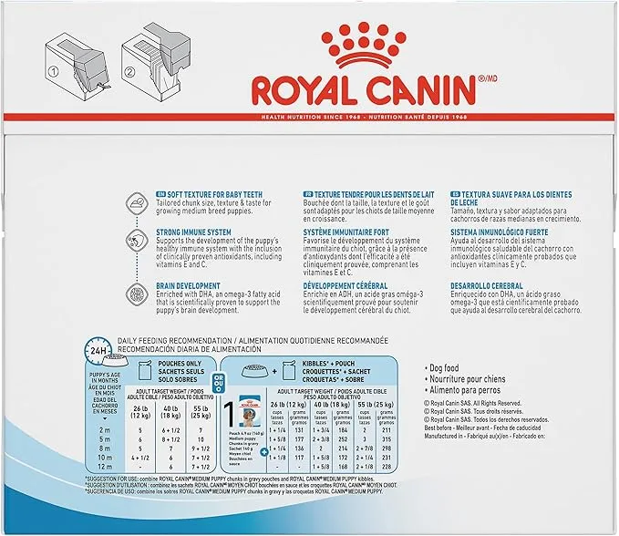 Size Health Nutrition Medium Puppy (WET FOOD - Pouches) 1X 140G Pets Qatar