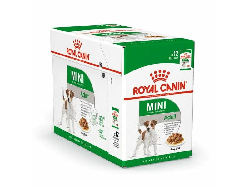 Size Health Nutrition Mini Adult 12x85g (WET FOOD - Pouches) Pets Qatar