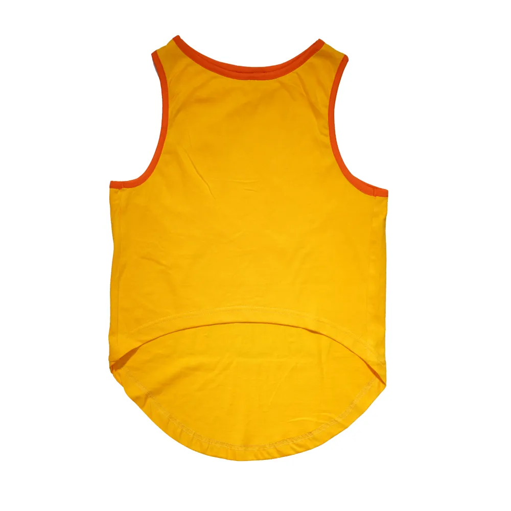 Skatrs Chepawk Superkings Cricket Jersey for Dogs and Cats (Yellow)