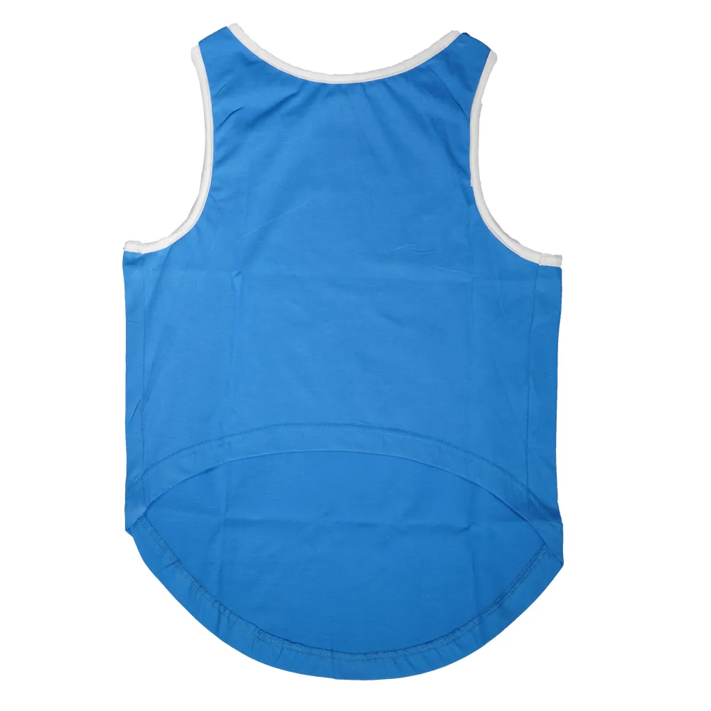 Skatrs Dilli Cuddlers Cricket Jersey for Dogs and Cats (Blue)