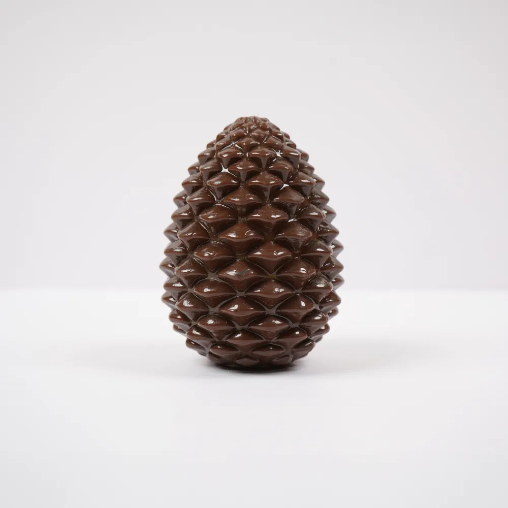 Skatrs Pinecone Treat Dispenser forDogs (Brown)