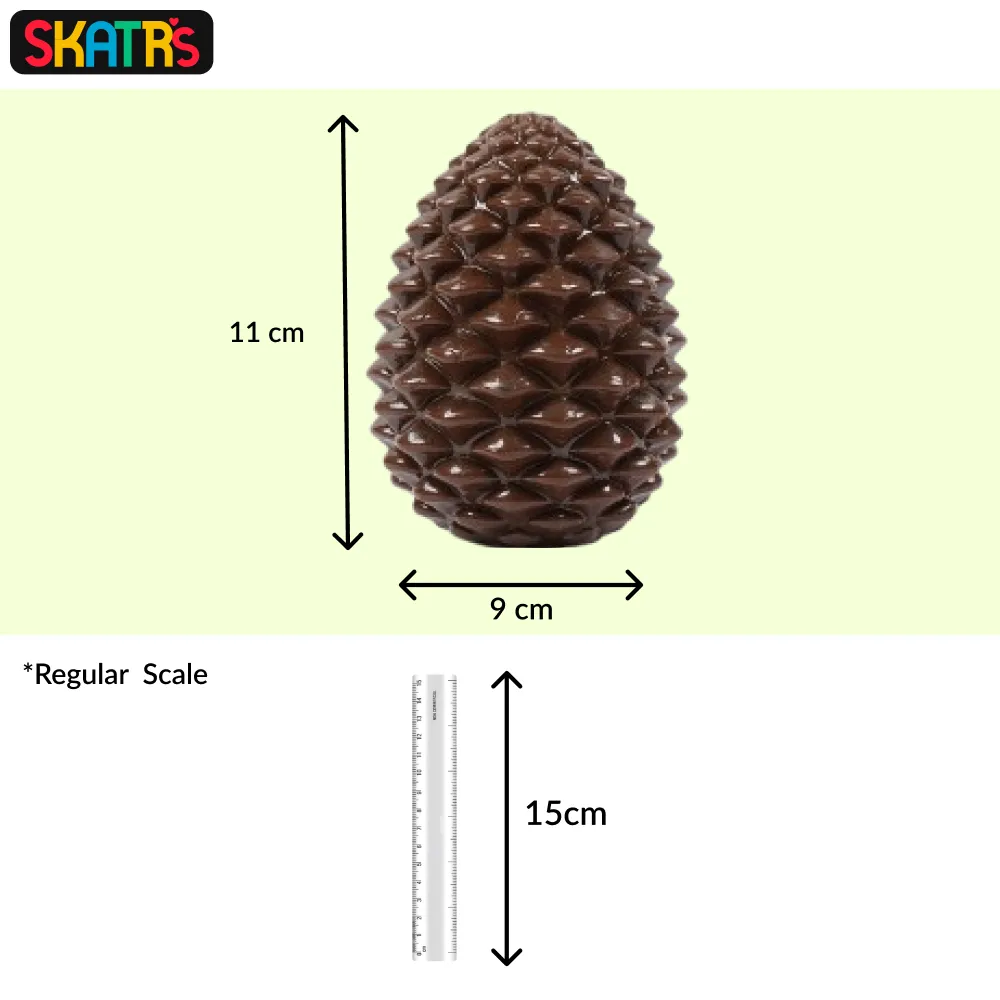 Skatrs Pinecone Treat Dispenser forDogs (Brown)