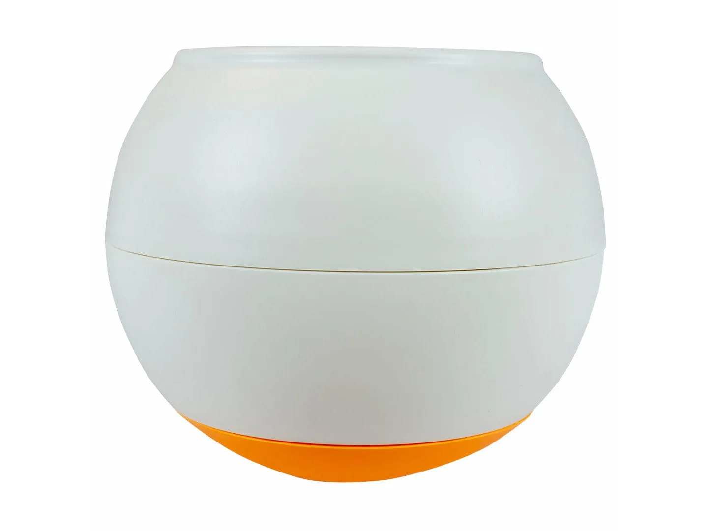 Slow down ball L - 17x16x17cm white/orange Pets Qatar