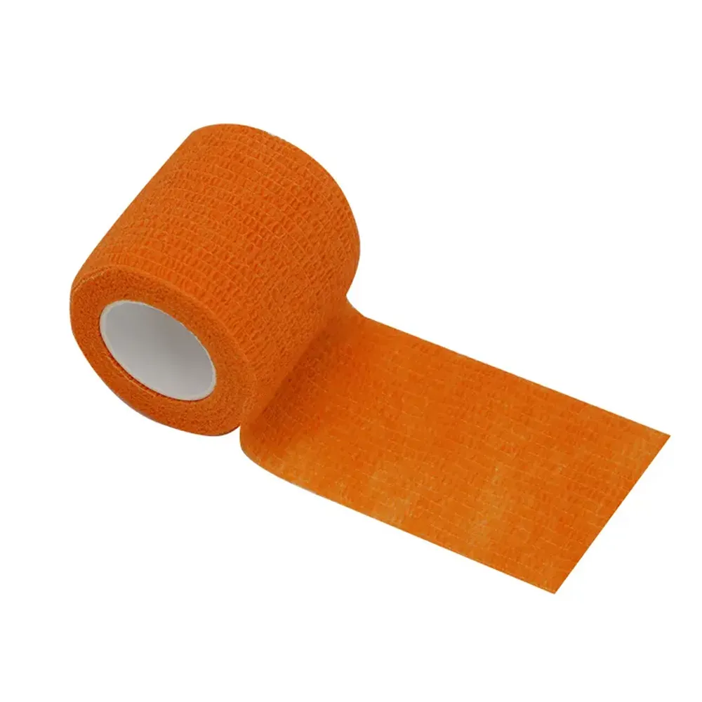 Talking Dog Club Self Adhesive Paws Wraps for Dogs (Orange)