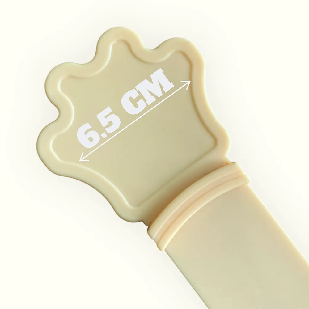 Talking Dog Club Wet Treat Dispenser Feeding Spoon for Dogs and Cats (Pale Yellow)