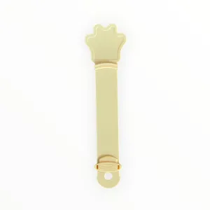 Talking Dog Club Wet Treat Dispenser Feeding Spoon for Dogs and Cats (Pale Yellow)