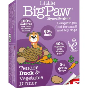 Tender Duck & Vegetable Dinner 150g /Little BigPaw Pets Qatar