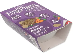 Tender Duck & Vegetable Dinner 7x150 Gram /Little BigPaw Pets Qatar