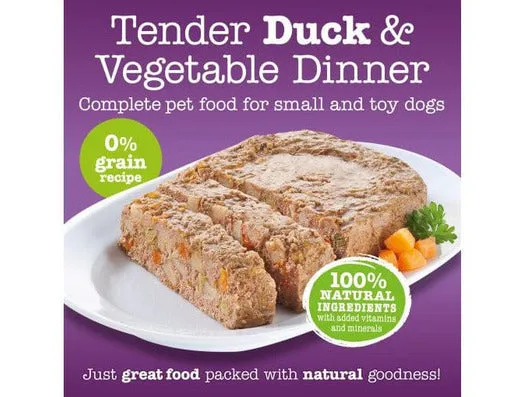 Tender Duck & Vegetable Dinner 7x150 Gram /Little BigPaw Pets Qatar