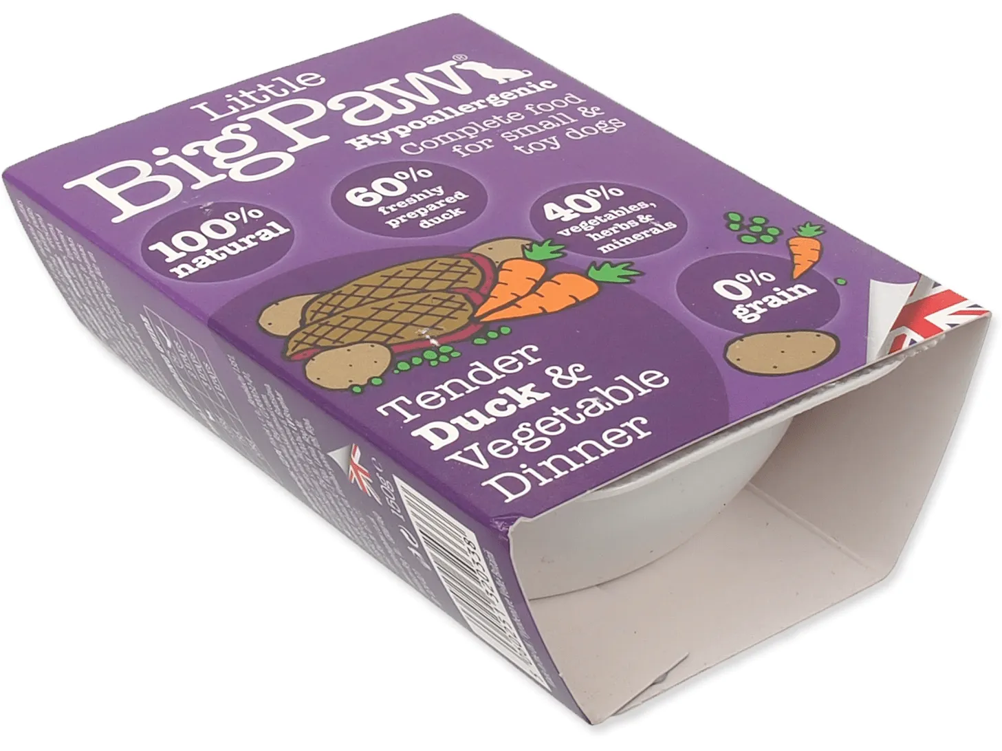 Tender Duck & Vegetable Dinner 7x150 Gram /Little BigPaw Pets Qatar